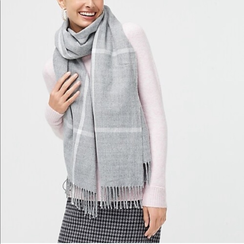 J.Crew Plaid Scarf - Picture 2 of 2
